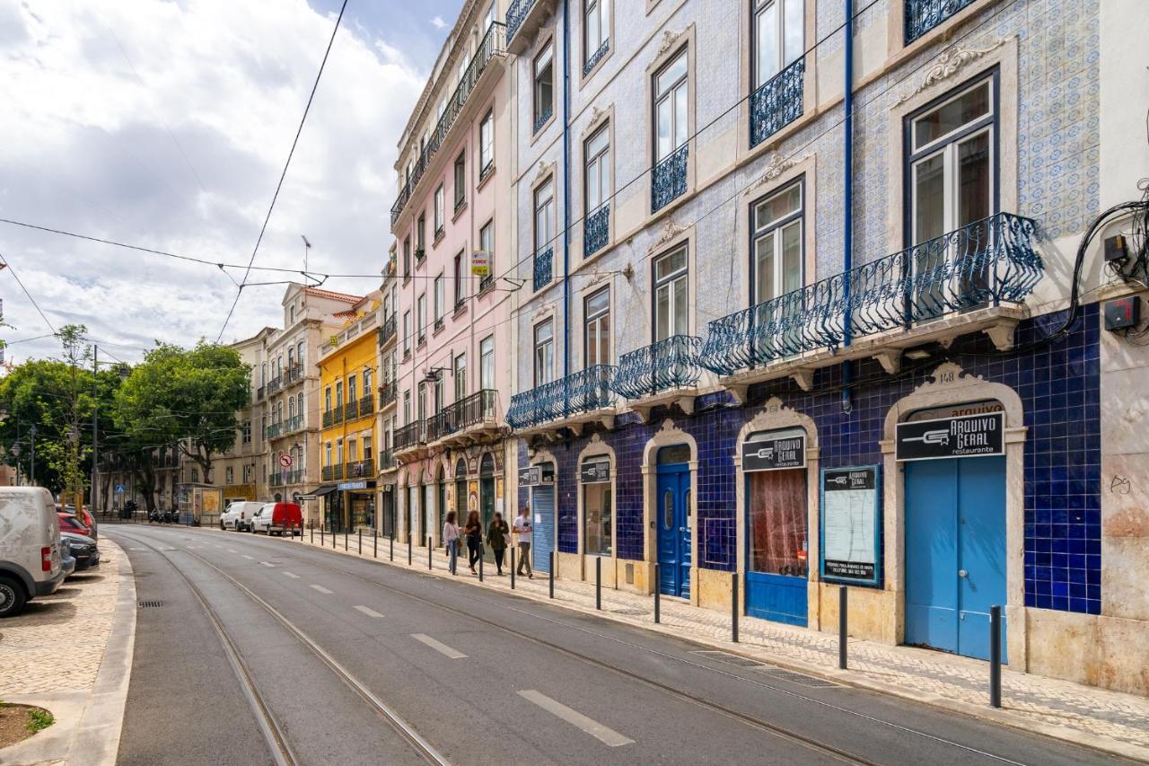 Whome Luxury Stay In Prime Location W/ Ac, Lift & Private Patio Lissabon Exterior foto
