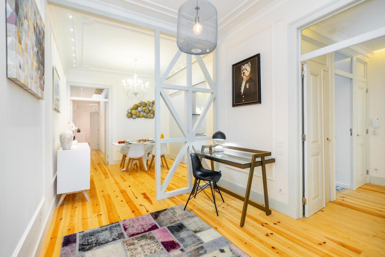 Whome Luxury Stay In Prime Location W/ Ac, Lift & Private Patio Lissabon Exterior foto