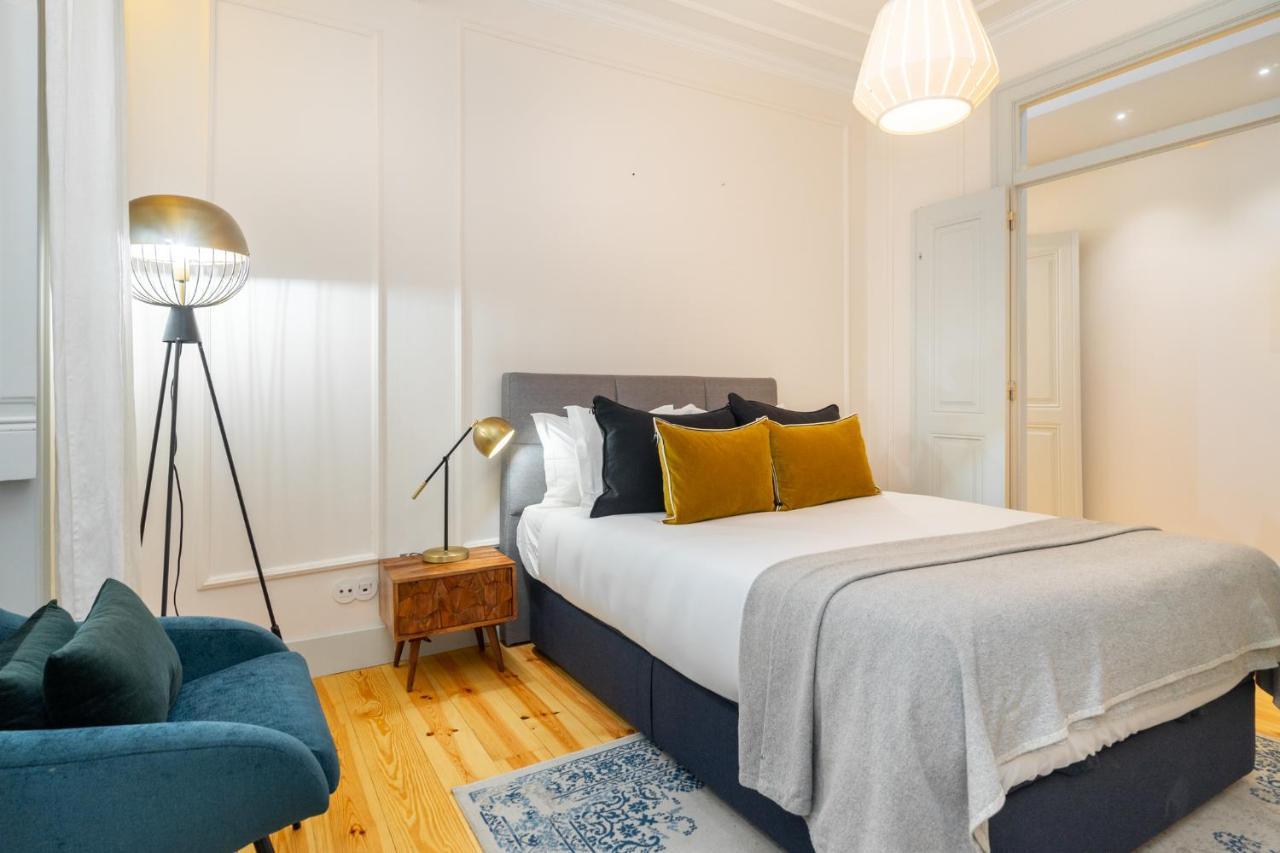 Whome Luxury Stay In Prime Location W/ Ac, Lift & Private Patio Lissabon Exterior foto